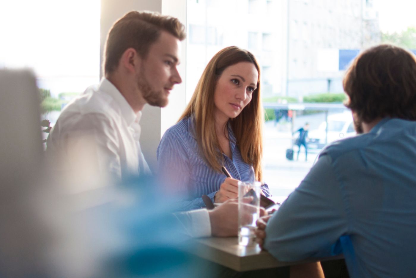 couple discussing estate planning